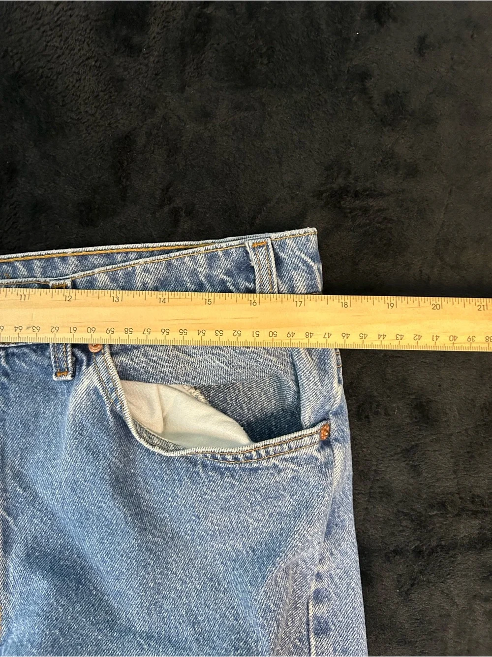 VTG Y2K Levis 517 Jeans Men 34x32 Blue 90s Orange Tab Bootcut Made USA Excellent
